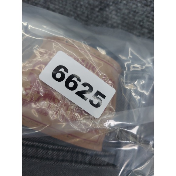 Levis Wedgie Straight Jeans Womens 27x28 Gray Stretch Mid Rise Denim - Picture 13 of 13